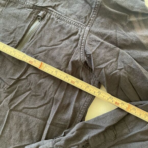 Rock & Republic Shirt Mens XL Black Zip Pocket Long Sleeves Button Up PleaseRead - Picture 3 of 11